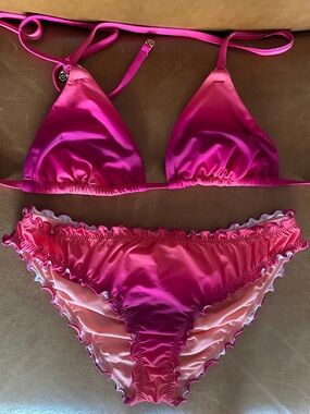 Victoria secret hot pink ombré bikini